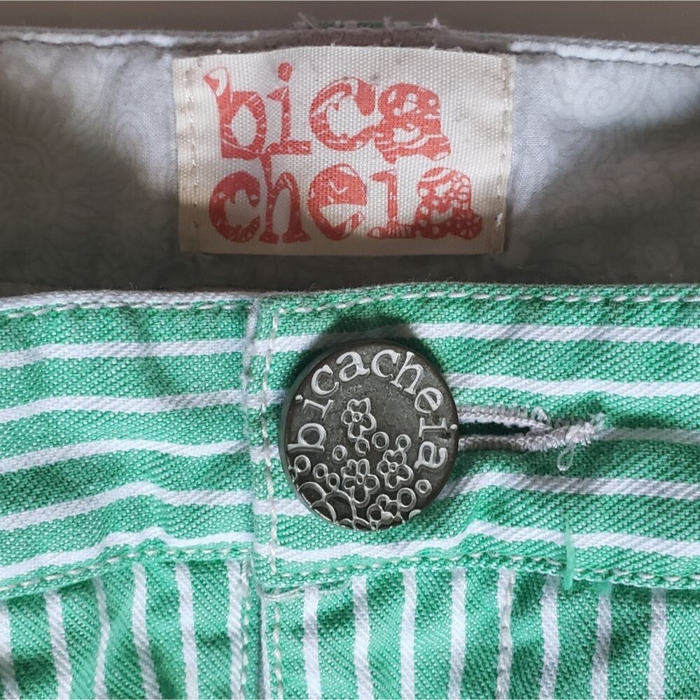 ANTHRO - BICA CHEIA - G&W Pinstripe Bermuda Shorts - Picture 4 of 12